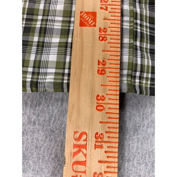 The North Face Short Sleeve Button Down Shirt (Men's Small) Green - Picture 7 of 10